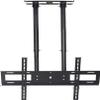 Dual Pole TV Lifter, Height Adjustable Single Screen TV Stand, Tilting Telescopic Ceiling TV Stand, Fits 60-100 Inch TVs view 1