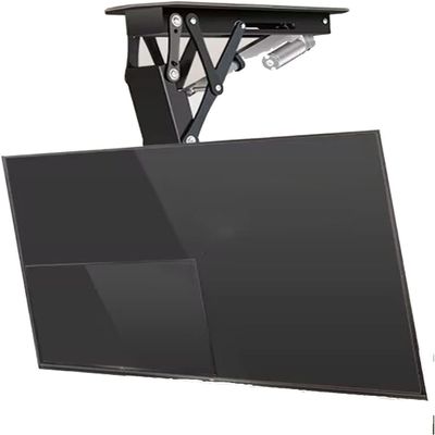 Ceiling TV Mount Bracket - Motorized Riser Mount, Telescopic Ceiling TV Mount with Auto Lift, Fits 32-70 Inch TVs, 0-85 Flip Up Ceiling Mount