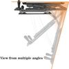 Ceiling TV Mount Bracket - Motorized Riser Mount, Telescopic Ceiling TV Mount with Auto Lift, Fits 32-70 Inch TVs, 0-85 Flip Up Ceiling Mount view 4