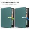 7" Kindle Paperwhite Case 12th Generation 2024 & Kindle Colorsoft Signature Edition 2024, UUcovers Ultra Thin Lightweight Smart Cover with Auto Sleep/Wake Slim PU Leather Shockproof Shell, Dark Green view 3