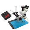 Lab Microscope Accessories 3.5-90X Stereo Zoom Microscope 21MP HDMI Camera Simul Focal Trinocular Microscope Set for Soldering Repair Tool(3.5X-90X) view 2