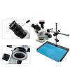 Lab Microscope Accessories 3.5-90X Stereo Zoom Microscope 21MP HDMI Camera Simul Focal Trinocular Microscope Set for Soldering Repair Tool(3.5X-90X) view 3
