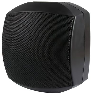 CMX Audio WSK-860DS 2-Way 60W Indoor/Outdoor Wall Mount Speaker, Black; IP66 Waterproof Finish; 8" Weatherproof Woofer, 2" Silk Tweeter; 70V/100V; Rotatable Bracket Included; Stainless Metal Grille