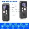 Dunzy 4 Pcs Ghost Hunting Equipment Kit Include 1 EVP Voice Recorder 8 Gb 1 UV Flashlight 2 LED Light up Cat Balls Ghost Investigation Paranormal Equipment for Home Outdoor Inspection(Black,Portable) view 4