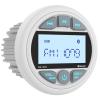 Bluetooth Marine Stereo Receiver: Waterproof Gauge Radio System - Digital MP3 Player 2.8 Inch LCD Display AM FM USB AUX Subwoofer for Boat ATV UTV Off-Road Vehicles view 1