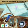 Bluetooth Marine Stereo Receiver: Waterproof Gauge Radio System - Digital MP3 Player 2.8 Inch LCD Display AM FM USB AUX Subwoofer for Boat ATV UTV Off-Road Vehicles view 3
