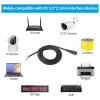 12V 5A DC Pigtail Power Cord 16AWG 2.1mm X 5.5mm Male Female DC Pigtail Connectors Power Pigtail Cable for CCTV Security Camera,DVR,Led Strip Light,1M view 2