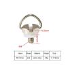 M4 Quick Release Screw Shoulder Strap Lanyard Screw Metal D-Ring Screw for Remote Control Drone Screen Remote Control(D13-L 1PC) view 3