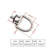 M4 Quick Release Screw Shoulder Strap Lanyard Screw Metal D-Ring Screw for Remote Control Drone Screen Remote Control(D13-L 1PC) view 4