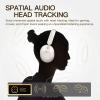 iKF Solo Pro Wireless Bluetooth Headphones with Adaptive Active Noise Cancellation, Spatial Audio, HiFi Sound Quality, 140H Playback, Transparent Mode,Customizable Settings via App (Champagne Gold) view 3