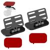 2 Pcs Rear Camera Holder Universal Rear View Camera Rear Window Mount Back Windshield Backup Camera Mount Dash Cam Mirror Camera Reverse Camera Mount Adhesive Car Dashcam Reverse Camera Holder view 1