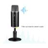 Gaming Microphone, USB Microphone for Gaming, Streaming and Podcasting, Adjustable Volume USB PC Condenser Mic with Mute and RGB Lights, PC Microphone for Podcasting Streaming view 3