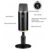 Gaming Microphone, USB Microphone for Gaming, Streaming and Podcasting, Adjustable Volume USB PC Condenser Mic with Mute and RGB Lights, PC Microphone for Podcasting Streaming view 4