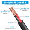 1 to 2 Way DC Power Splitter Cable Barrel Plug 5.5mm X 2.1mm,12V DC Y-Cable Splitter for Security CCTV Surveillance Camera, Led Strip Light/2 Pack view 3