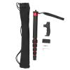 LOCADENCE Camera Monopod, 6 Sections Telescopic Aluminum Alloy Portable Travel Monopod, Travel Monopod with Walking Stick Handle 1/4in 3/8in Screw 68.5in, Professional Monopod view 1