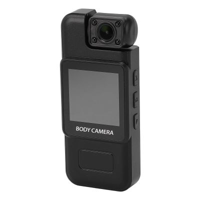 LICAEVEY Body Camera with Audio and Video Recording, 4K Body Worn Camcorder, 1000mAh Recorder with 180 Rotatable Lens, Motion Detection, Cyclic Video, for Sports Cycling