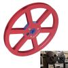 1/4 7 Inch Empty Reel for Reel to Reel Tape Recorder for Open Reel Sound Deck, 6 Holes Empty Tape Reel Aluminum Alloy Recording Takeup Reel Replacement Opening Machine Part (Red) view 4