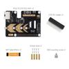 PCIe to ETH and M.2 Adapter for Raspberry Pi 5, Compatible with 2280/2260 / 2242/2230 Size NVMe Protocol M.2 SSD, 5Gbps Data Rate, High-Speed Reading/Writing (PCIe to ETH M.2 HAT+) view 2