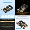 PCIe to ETH and M.2 Adapter for Raspberry Pi 5, Compatible with 2280/2260 / 2242/2230 Size NVMe Protocol M.2 SSD, 5Gbps Data Rate, High-Speed Reading/Writing (PCIe to ETH M.2 HAT+) view 4
