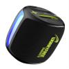 WorryFree Gadgets Portable Bluetooth Speaker with TWS Pairing, Dual Wireless Microphones, RGB Lights, 10-12 Hours Playtime, 100W, Black view 2