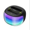 WorryFree Gadgets Portable Bluetooth Speaker with TWS Pairing, Dual Wireless Microphones, RGB Lights, 10-12 Hours Playtime, 100W, Black view 3