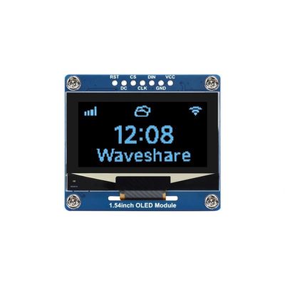1.54inch OLED Display Module B (Blue Display Color), 12864 Resolution, SPI / I2C Communication (1.54inch OLED Module (B))