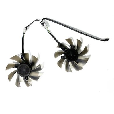 2pcs FDC10H12S9-C FD7010H12S 4PIN Cooling Fan Compatible with HD6850 HD6970 HD7870 2G HD7950 HD7970 XFX R9 270X 280X Graphics Fan(T129215SU)