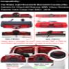 1280 * 720 Pixels Car Third Roof Brake Lamp Rear View Backup Camera Replacement for Chevrolet Express GMC Savana Vans Exporer Vans Cargo Waterproof Night Vision Parking Reverse Camera view 2