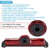 1280 * 720 Pixels Car Third Roof Brake Lamp Rear View Backup Camera Replacement for Chevrolet Express GMC Savana Vans Exporer Vans Cargo Waterproof Night Vision Parking Reverse Camera view 4