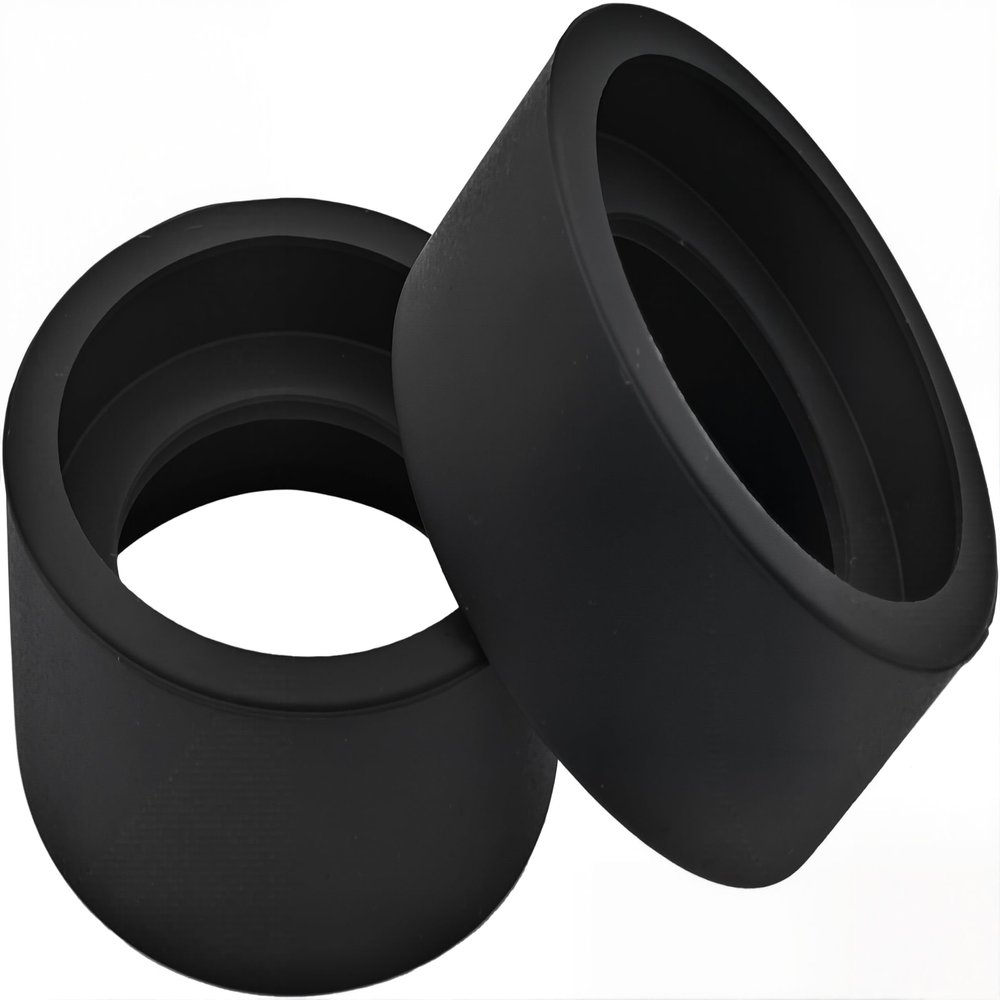 1 Pair Binocular Eye Cup, 34-37mm Eyepiece Shield Rubber Eye Guards Microscope Eyepiece Covers