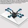 Starlink Magnetic Roof Mount Gen 3, Tilt Angle Adjustable and 60 Horizontal Rotating Starlink Mounting Kit for Truck Car RV Yacht Vans Boat Roof, Compatible with Starlink Standard & Enterprise Dish view 2
