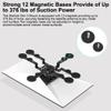 Starlink Magnetic Roof Mount Gen 3, Tilt Angle Adjustable and 60 Horizontal Rotating Starlink Mounting Kit for Truck Car RV Yacht Vans Boat Roof, Compatible with Starlink Standard & Enterprise Dish view 3
