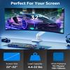 Single Monitor Mount for 32 27 24 22 inch Screen, Monitor Arm Holds 4.4-22 lbs, Monitor Desk Mount, Gaming & Home Office Use, VESA 75x75mm & 100x100mm, Freelift Pro White view 3