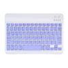 10-Inch Mini Ultra-Slim Bluetooth Keyboard Portable Wireless Keyboard Rechargeable for Apple iPad iPhone Samsung Tablet Phone Smartphone iOS Android Windows (Purple) view 1