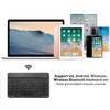 10-Inch Mini Ultra-Slim Bluetooth Keyboard Portable Wireless Keyboard Rechargeable for Apple iPad iPhone Samsung Tablet Phone Smartphone iOS Android Windows (Purple) view 2