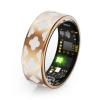 CNBRO Smart Ring for Women Men Fitness Ring Heart Rate Monitor Sleep Smart Ring Step Counter Calorie Pedometer Rings Fashionable Fitness Tracker Remote Control Photograph Rose Gold Ring view 1