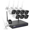 ANNKE Security Camera System, 8pcs Wireless 5MP IP Cameras with 10CH 5MP NVR for Home Security Outdoors, Motion Detection, Two-Way Audio, 100ft Night Vision, Compatible with Alexa, NO HDD view 1