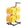 YLQFGUVWK Wire Reel Stand 8 Rolls, Cable Unwinding Reel Construction Site Cable Unwinding Tool Electrical Industry Cable Reel Cable Dispenser Reel Stand view 1