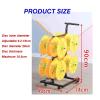 YLQFGUVWK Wire Reel Stand 8 Rolls, Cable Unwinding Reel Construction Site Cable Unwinding Tool Electrical Industry Cable Reel Cable Dispenser Reel Stand view 2