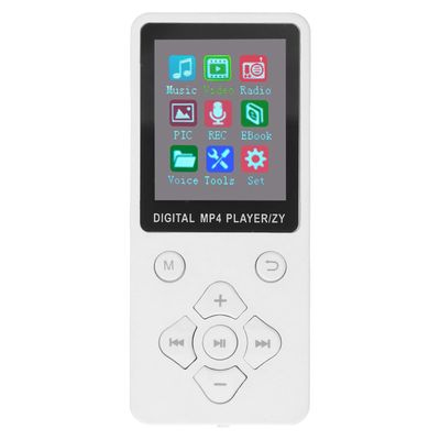 MP3 Player MP4 Player, Super Thin 1.8 Inch Color Screen 128G Expandable Memory MP3 Music Player with Speaker, FM Radio, Voice Recorder, Bluetooth 5.0 Portable Video Music Player