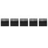 5Pcs Heat Sinks for Electronics, Computer Heatsink, Printer Heat Sink for Ensuring The Performance of Electronic Components (Black) view 1