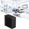 5Pcs Heat Sinks for Electronics, Computer Heatsink, Printer Heat Sink for Ensuring The Performance of Electronic Components (Black) view 2