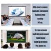 SXYHCK Universal Manual Projection Screen, 60in 72in Portable Projector Screen, 4:3 16:9 Home Theater Movie Screen, Absorbs Light Double-Sided Screen(60 Inch(16:9)) view 2
