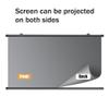 SXYHCK Universal Manual Projection Screen, 60in 72in Portable Projector Screen, 4:3 16:9 Home Theater Movie Screen, Absorbs Light Double-Sided Screen(60 Inch(16:9)) view 3