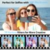 4K Digital Camera for Photography and Video, Autofocus 48MP Vlogging Camera for YouTube with 3'' 180Flip Screen 16X Zoom Compact Travel Cameras with SD Card, 2 Batteries, Anti-Shake, Flash (Black) view 4