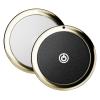 SMART CC Bluetooth Tracker Item Finders Work for Apple Find My (iOS Only) APP GPS Tracker for Dogs Cats Luggage Keys Backpack Satchel Etc (Black*White, 2Pack) view 1