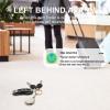 SMART CC Bluetooth Tracker Item Finders Work for Apple Find My (iOS Only) APP GPS Tracker for Dogs Cats Luggage Keys Backpack Satchel Etc (Black*White, 2Pack) view 3