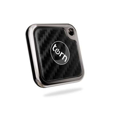 Air -Tags Tracker for Apple Find My (iOS Only) Smart Anti-Lost Tag Tracking for Keys Wallet Luggage Backpack Locator Tag Valentines Day Gift (1Pack/Carbon Black1)