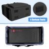 CURMIO Double-Layer PC Carrying Case and 24 Inch Monitor Carrying Case, Desktop Computer Travel Bag for PC Chassis, Keyboard, Mouse and Headphone, Bag Only, Black view 4