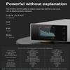 Auinshifiman Topping D70Pro OCTO HiFi DAC 8X CS43198 Chip Bluetooth 5.1 XMOS XU316 PCM768kHz/32bit & DSD512 preamplifier RCA/XLR Output Optical/USB/Coaxial/AES/EBU/BT Input USB Audio DAC (Black) view 2